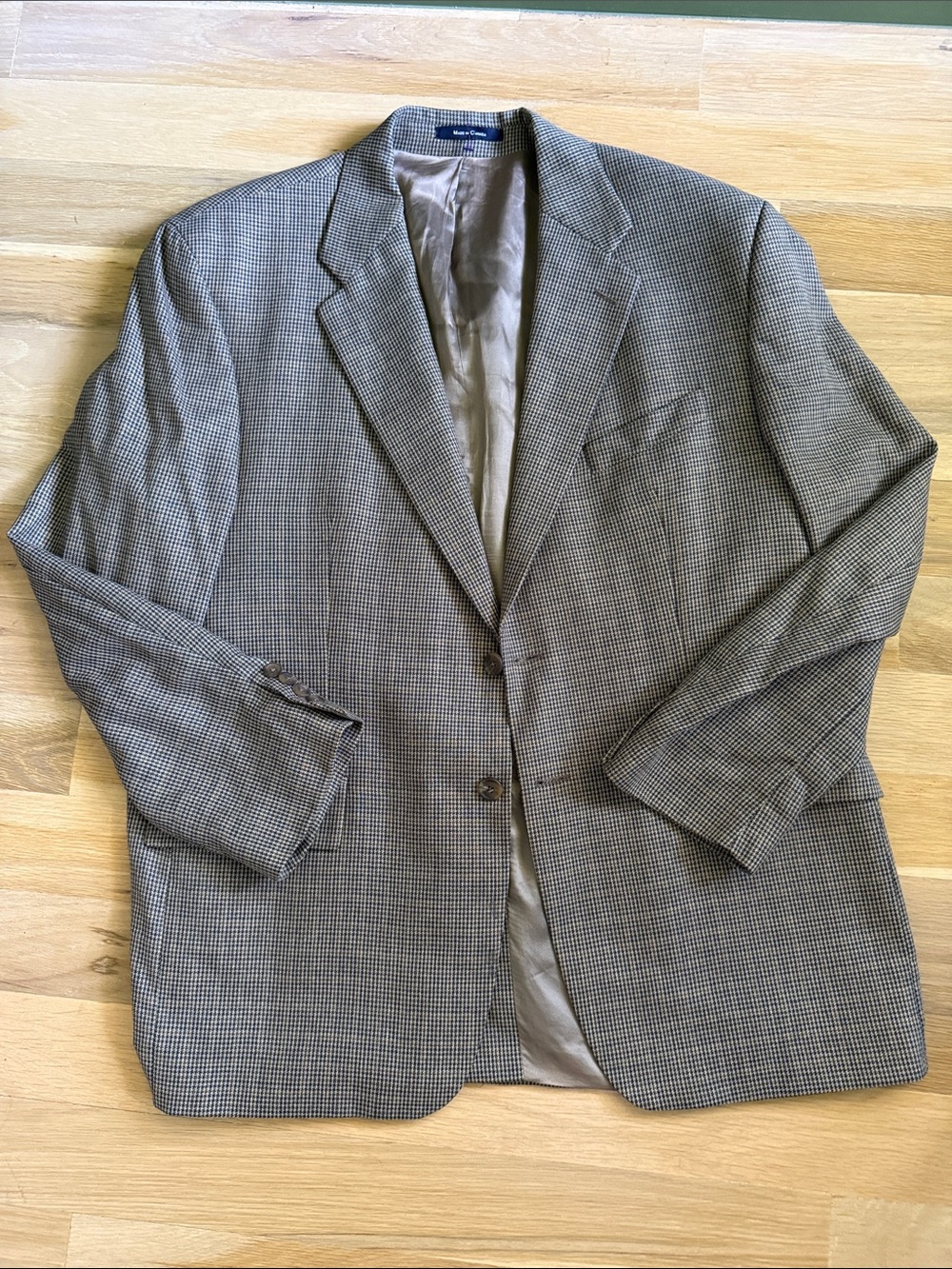 Vintage Chaps Ralph Lauren Houndstooth Blazer